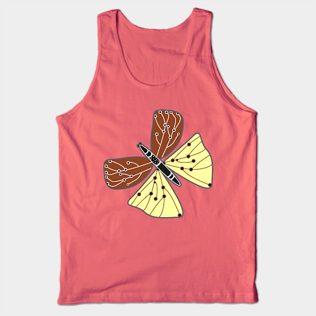 Cute butterfly Tank Top by CocoDes